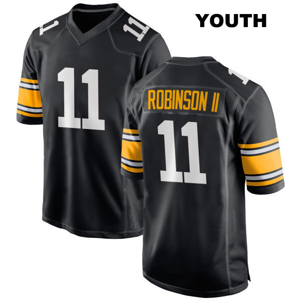 Stitched Allen Robinson II Pittsburgh Steelers Youth Number 11 Home Black Game Football Jersey