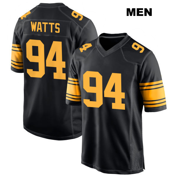Armon Watts Alternate Pittsburgh Steelers Mens Number 94 Stitched Black Game Football Jersey