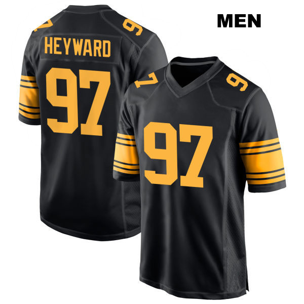 Cameron Heyward Pittsburgh Steelers Stitched Mens Alternate Number 97 Black Game Football Jersey