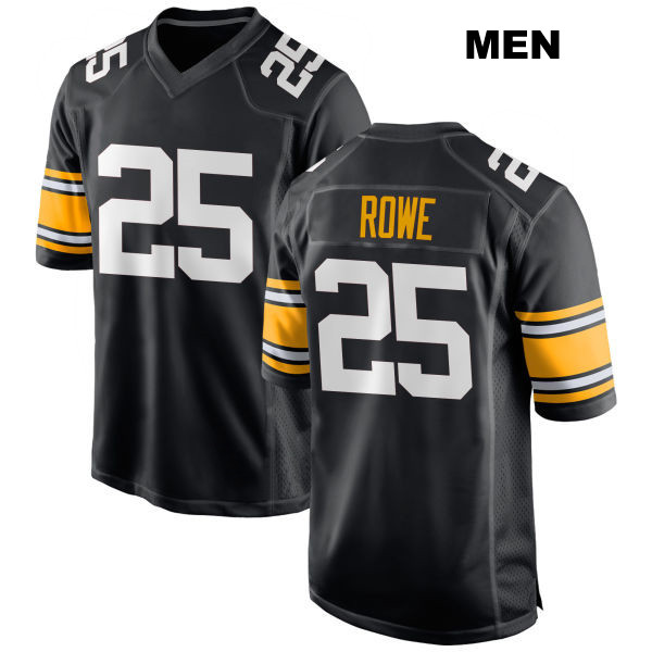 Eric Rowe Pittsburgh Steelers Stitched Mens Number 25 Home Black Game Football Jersey