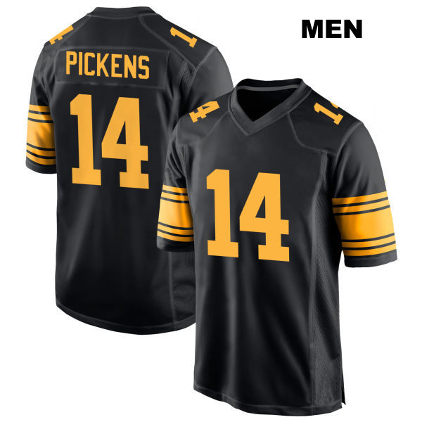 George Pickens Pittsburgh Steelers Mens Alternate Number 14 Stitched Black Game Football Jersey