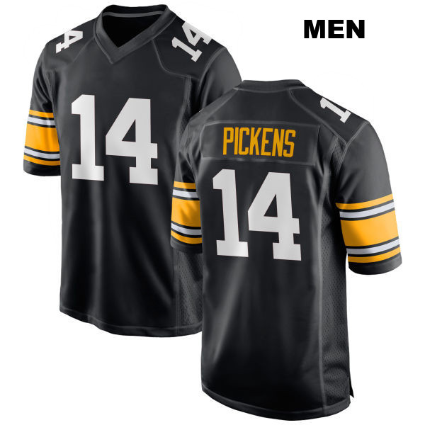 George Pickens Pittsburgh Steelers Home Stitched Mens Number 14 Black Game Football Jersey