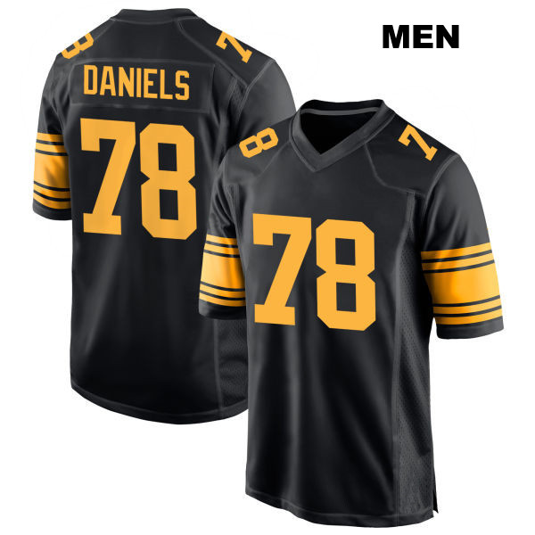 James Daniels Alternate Pittsburgh Steelers Mens Number 78 Stitched Black Game Football Jersey
