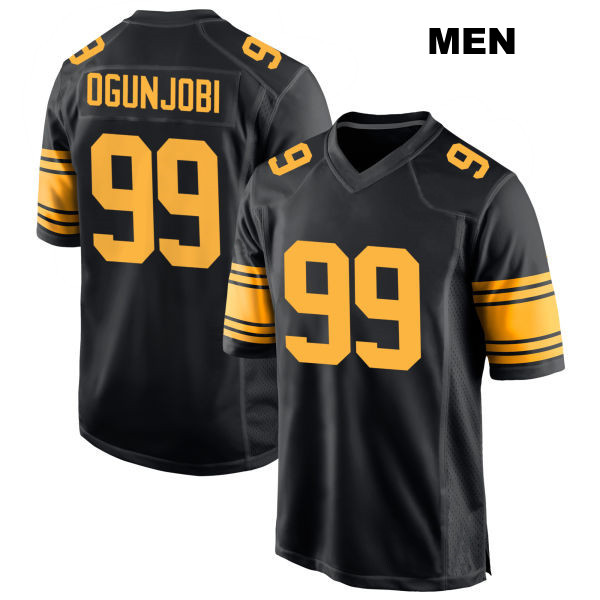 Larry Ogunjobi Pittsburgh Steelers Mens Stitched Number 99 Alternate Black Game Football Jersey