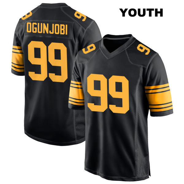 Larry Ogunjobi Pittsburgh Steelers Stitched Youth Number 99 Alternate Black Game Football Jersey