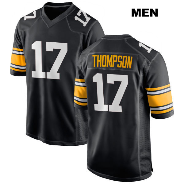 Trenton Thompson Pittsburgh Steelers Mens Stitched Number 17 Home Black Game Football Jersey